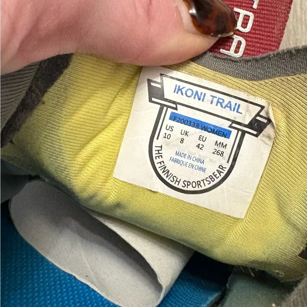 Women’s Size 10 Karhu‎ Ikoni Gray Blue Green Trail Shoes